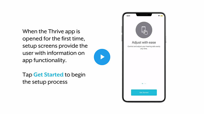 Thrive App Initial Setup